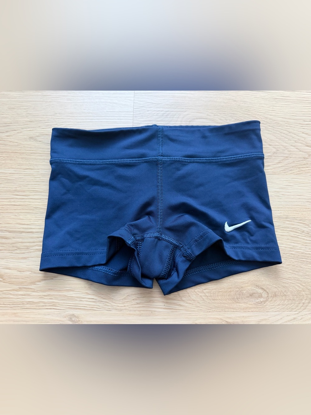 Nike Girls Size S 836323-419 Blue Shorts